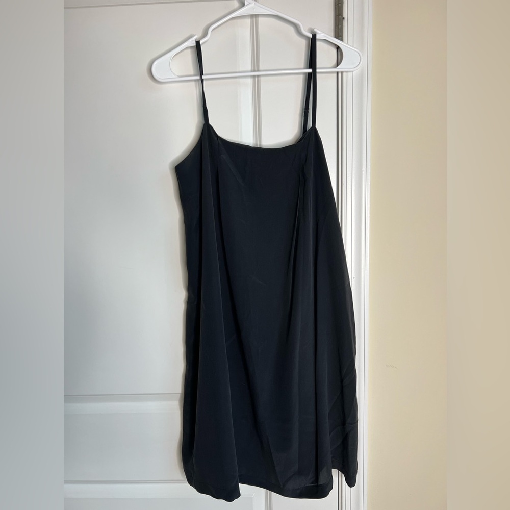 Kate Spade Saturday Black Matte Silk Dress